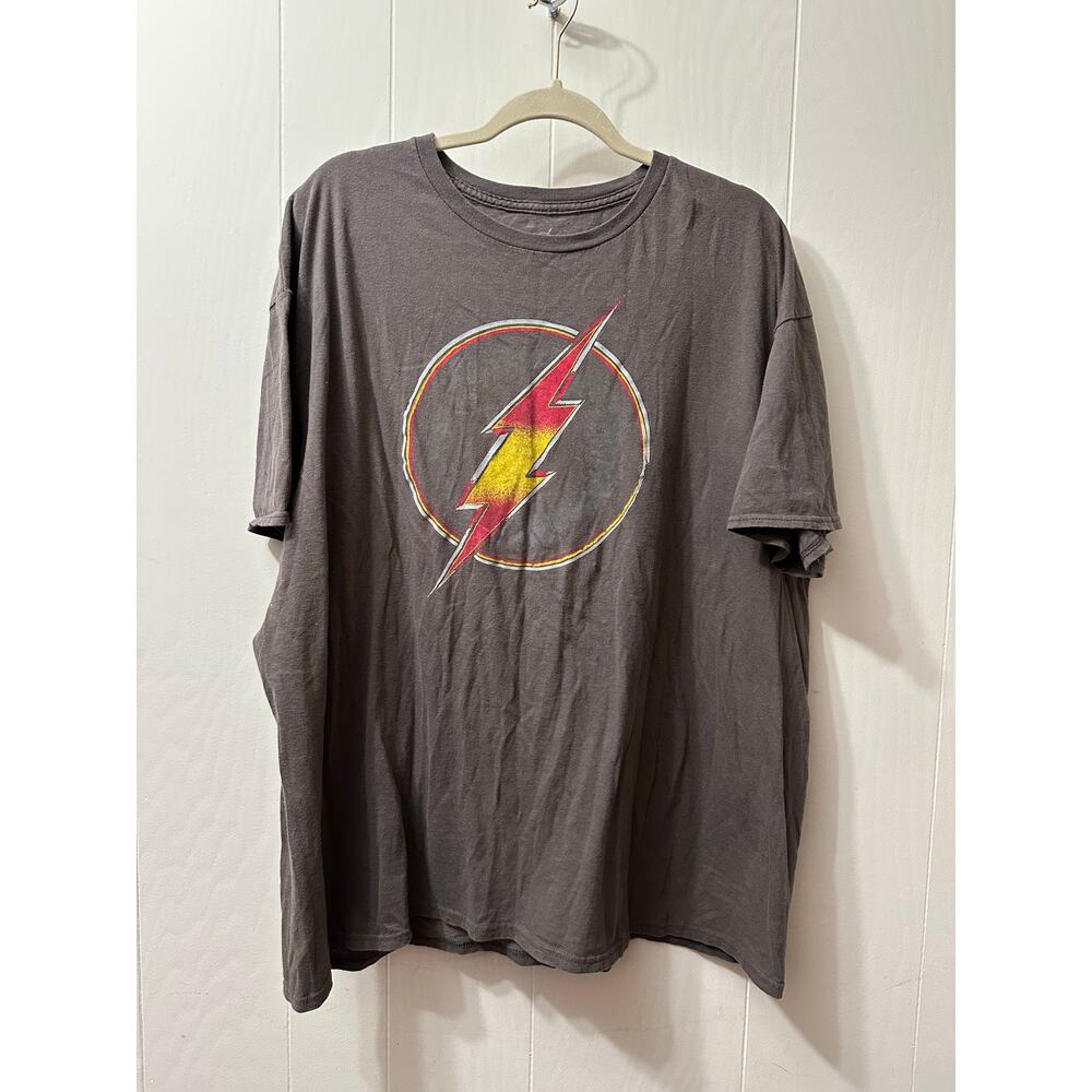 The Flash T-shirt Justice League DC Comics Grey Superhero Men’s Size 3x